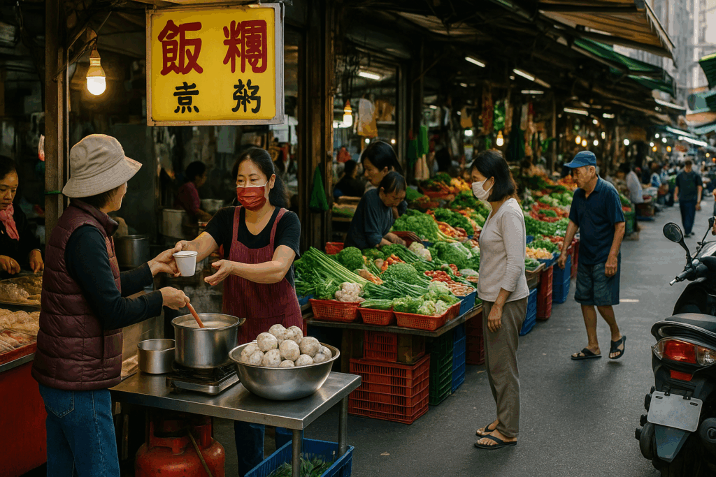 高雄朝市地図で巡る食散歩