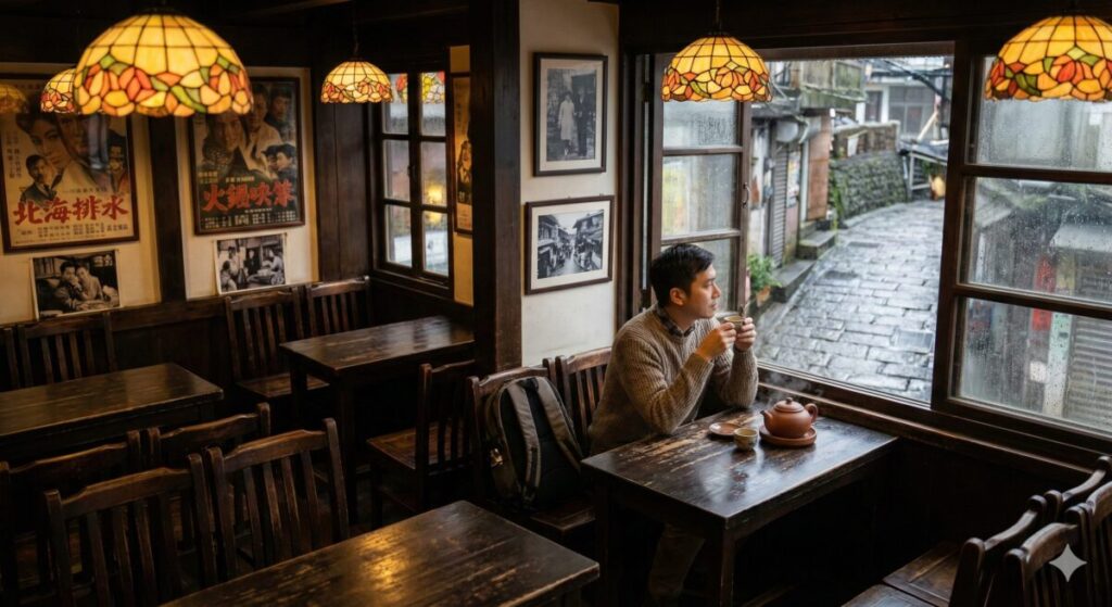 九份ホテル宿泊時のスーツケースと荷物