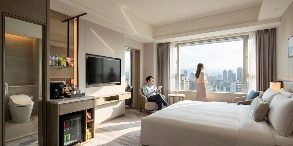 リニューアルされた客室と充実設備